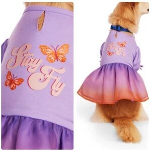 NWT Stay Fly ombre dog free spirit dress M